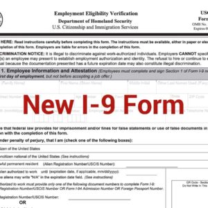 New I-9 Form Changes Proposed, Remote Flexibility Extension to October 31,2022 Mistakes to Avoid, and more